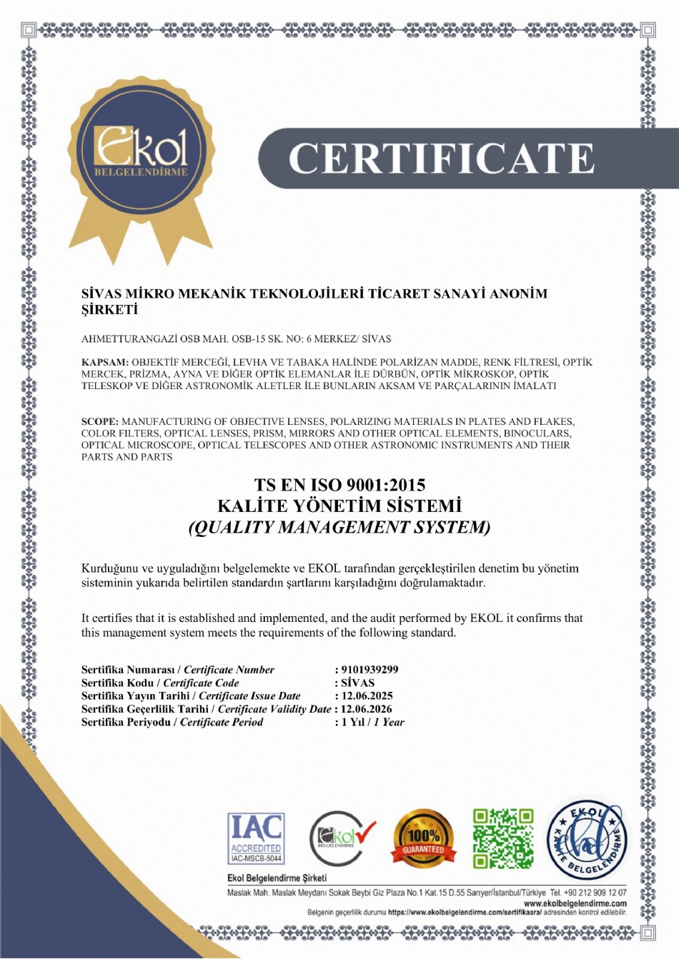 ISO 9001